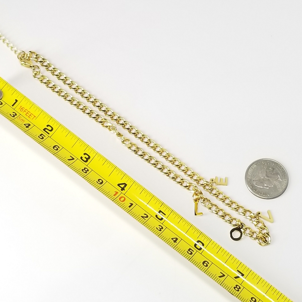 L.O.V.E. Charms Choker Necklace NEW - Picture 6 of 7